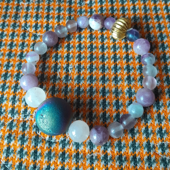 Hand Crafted Jewelry - Cosmic Handmade Stone Bracelet